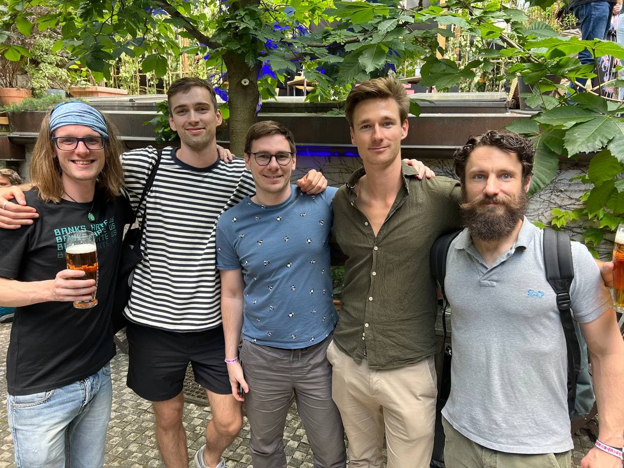 The team after winning ETH Prague 2023